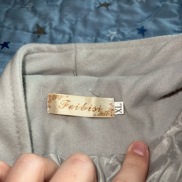 Feibisi Women’s Coat Faux Fur Size XL - Picture 3 of 8